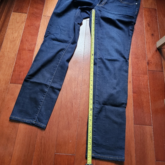 Lands' End Women's Navy Slim Stretch Jeans Sz 10 - Picture 6 of 7